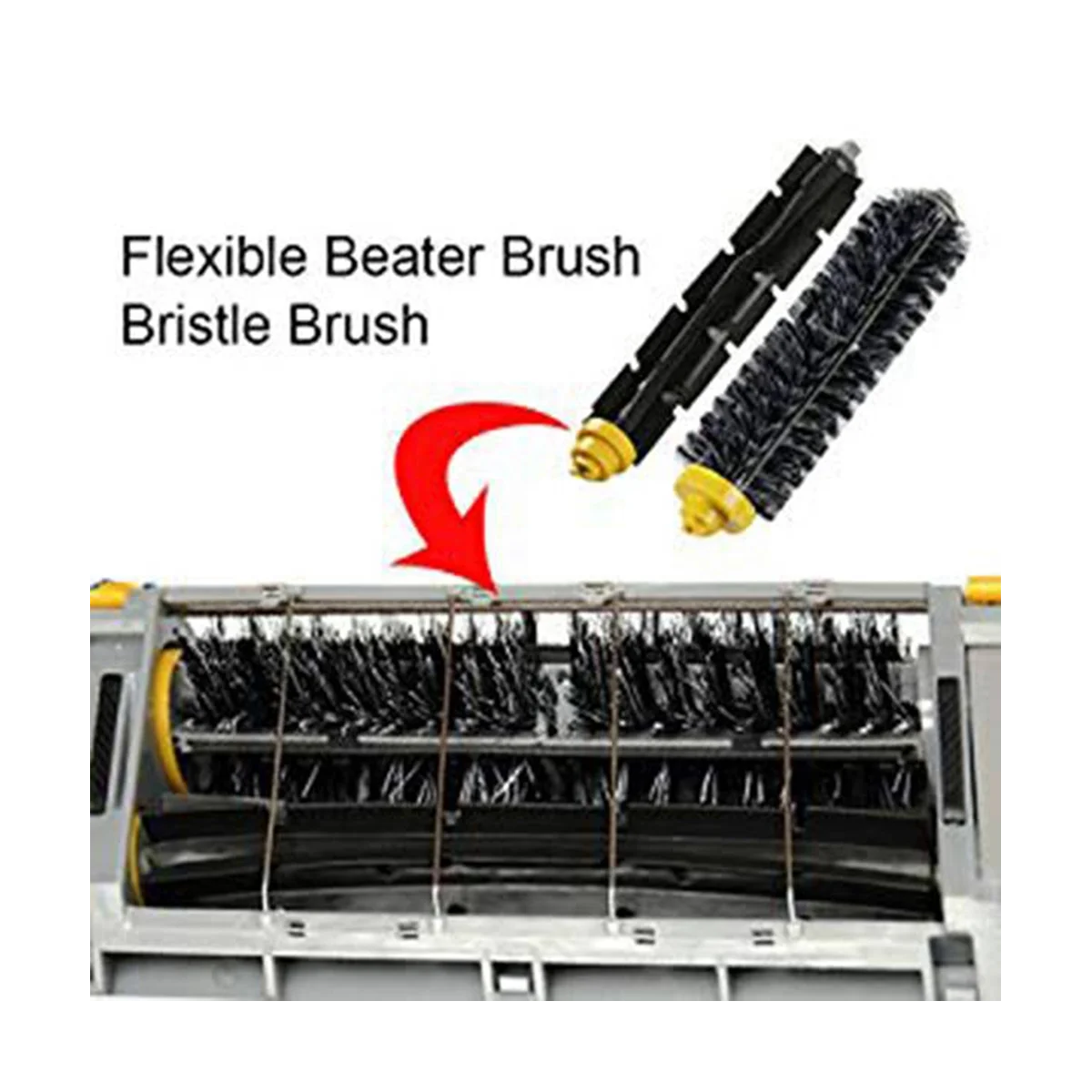 Kit for 675 645 655 671 677 Filter Side Brush Bristle and Flexible Beater Brush
Kit for 675 645 655 671 677 Filter Side Brush Bristle and Flexible Beater Brush