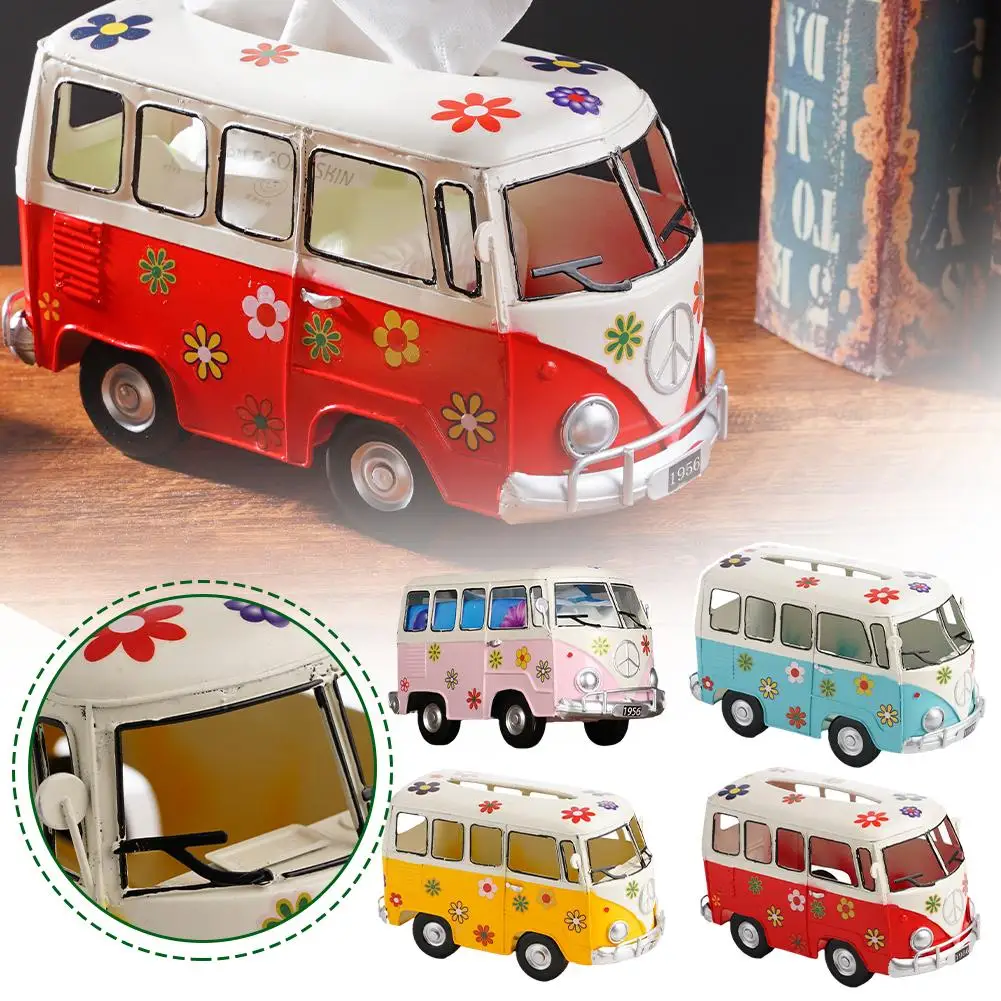 Retro Car Tissue Box Flower Bus Model Figurines Napkin Paper Living Organizer Holder Room Ornaments Home Decorative V1M9
Retro Car Tissue Box Flower Bus Model Figurines Napkin Paper Living Organizer Holder Room Ornaments Home Decorative V1M9