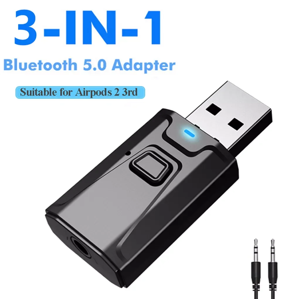 3 IN 1 Bluetooth 5.0 Audio Receiver Transmitter Microphone Wireless Audio Transmitter For TV PC Car Kit USB Wireless Adapter
3 IN 1 Bluetooth 5.0 Audio Receiver Transmitter Microphone Wireless Audio Transmitter For TV PC Car Kit USB Wireless Adapter