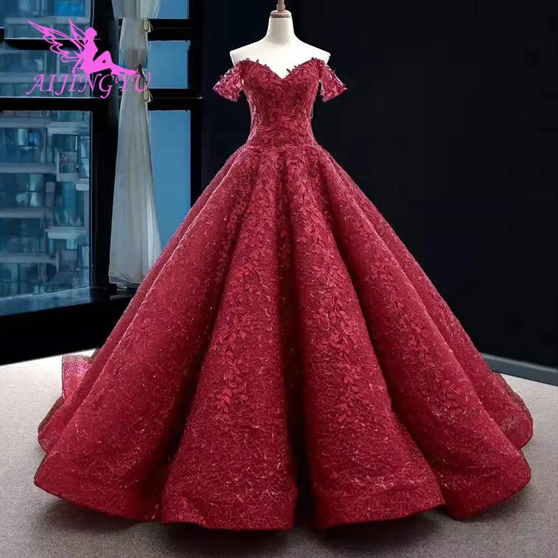 AIJINGYU Isreal Red Gown female On Party Long Train Nice Wedding Dresses For Older Brides
AIJINGYU Isreal Red Gown female On Party Long Train Nice Wedding Dresses For Older Brides