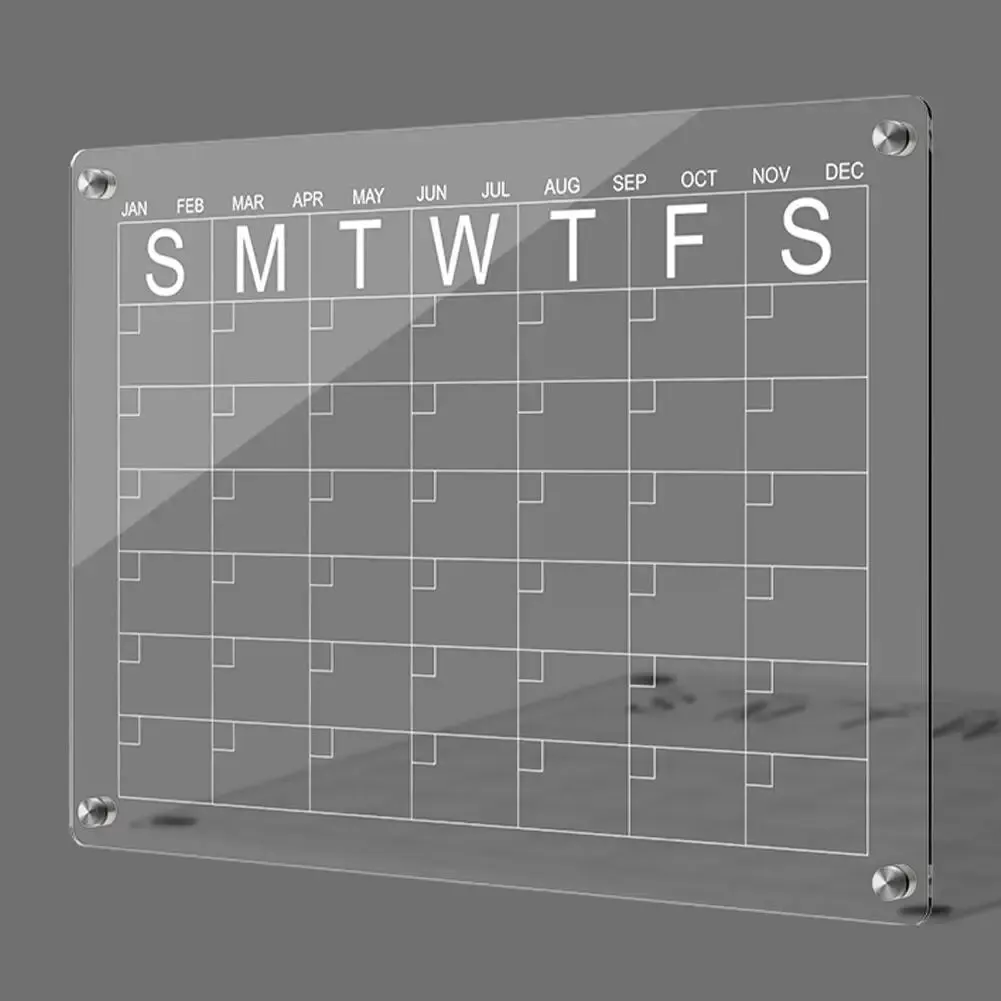 Acrylic Magnetic Dry Erase Calendar Board Monthly Planning Whiteboard For Fridge Clear Memo Board For Home Office
Acrylic Magnetic Dry Erase Calendar Board Monthly Planning Whiteboard For Fridge Clear Memo Board For Home Office