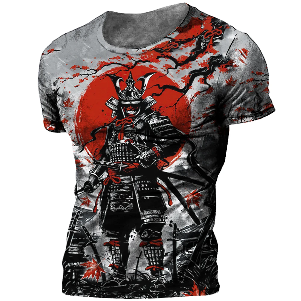 Japanese Samurai T-shirt 3D Japan Style Print Short Sleeve Tops Tees Casual Retro Men's T Shirt Oversized Vintage Men's Clothing
Japanese Samurai T-shirt 3D Japan Style Print Short Sleeve Tops Tees Casual Retro Men's T Shirt Oversized Vintage Men's Clothing