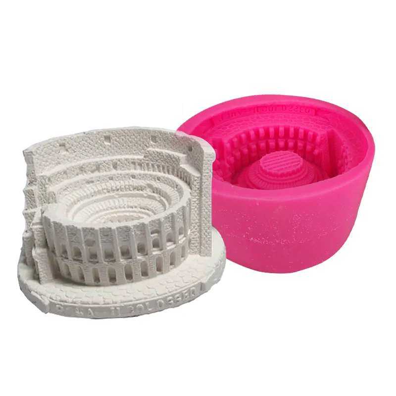 3D Coliseum Silicone Mold Flower Pot Concrete Cement Italy Coliseum Ornament Tray Mold Home Gardening Innovative Toy #WO
3D Coliseum Silicone Mold Flower Pot Concrete Cement Italy Coliseum Ornament Tray Mold Home Gardening Innovative Toy #WO