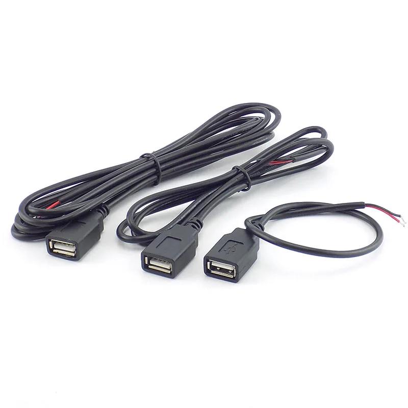 0,3/1/2 м USB 2.0 тип A мама 2 контакта "сделай сам" для наращивания кабель питания 5 в постоянного тока адаптер питания Соединительный провод H10
0,3/1/2 м USB 2.0 тип A мама 2 контакта "сделай сам" для наращивания кабель питания 5 в постоянного тока адаптер питания Соединительный провод H10