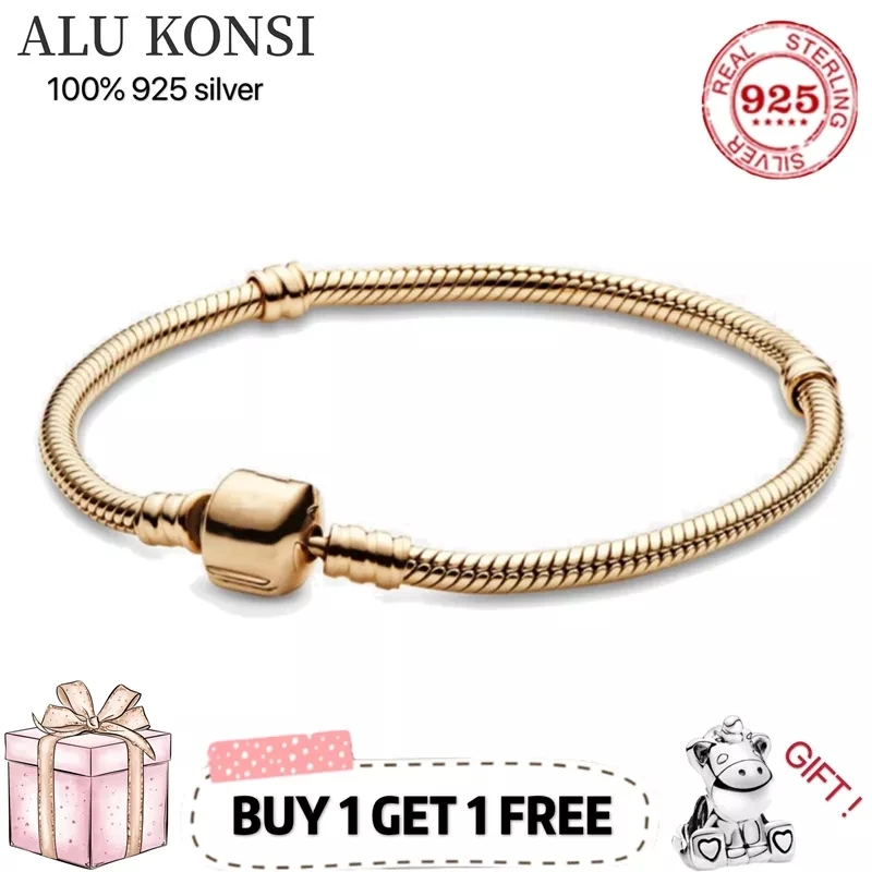 2021 hot sale Real 100% 925 Sterling Silver pan Bracelets Snake Chain Charm Bracelet Fit Original Charms For Women DIY Jewelry
2021 hot sale Real 100% 925 Sterling Silver pan Bracelets Snake Chain Charm Bracelet Fit Original Charms For Women DIY Jewelry