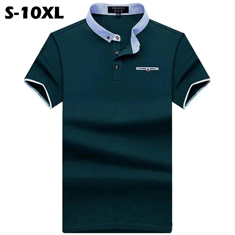 2022 Summer New Men's Cotton Fashion Pocket Camisa Polo Short Sleeve Casual Shirt 6XL 7XL 8XL 9XL 10XL Polo Lining
2022 Summer New Men's Cotton Fashion Pocket Camisa Polo Short Sleeve Casual Shirt 6XL 7XL 8XL 9XL 10XL Polo Lining