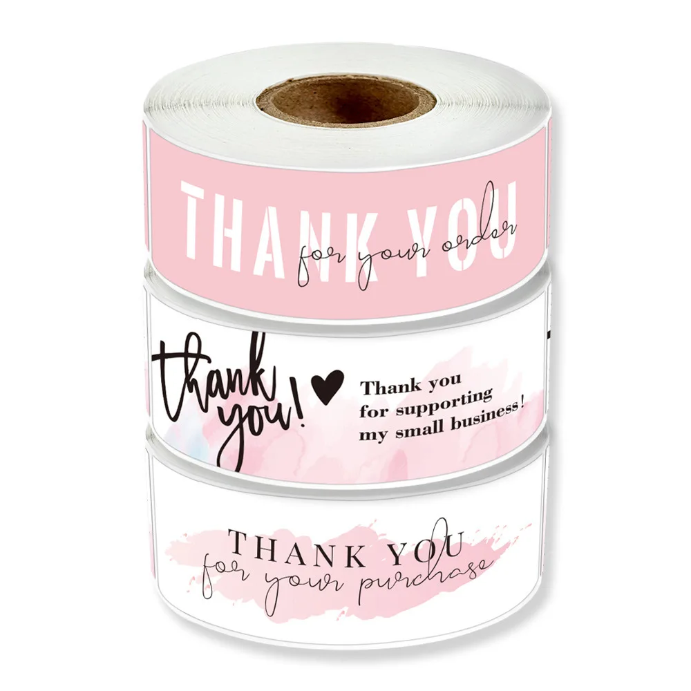 120Pcs/roll Flower Rectangle 1*3inch Thank you for your order sticker Handmade decor labels Thank You Stickers Envelope Sealing
120Pcs/roll Flower Rectangle 1*3inch Thank you for your order sticker Handmade decor labels Thank You Stickers Envelope Sealing