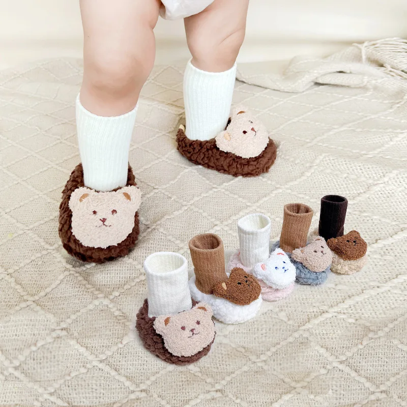 Winter Plush Cartoon Bear Baby Shoes Toddler Baby Girl Boy Shoes Newborn Baby First Walkers Warm Toddler Soft Sole Thick Shoes
Winter Plush Cartoon Bear Baby Shoes Toddler Baby Girl Boy Shoes Newborn Baby First Walkers Warm Toddler Soft Sole Thick Shoes