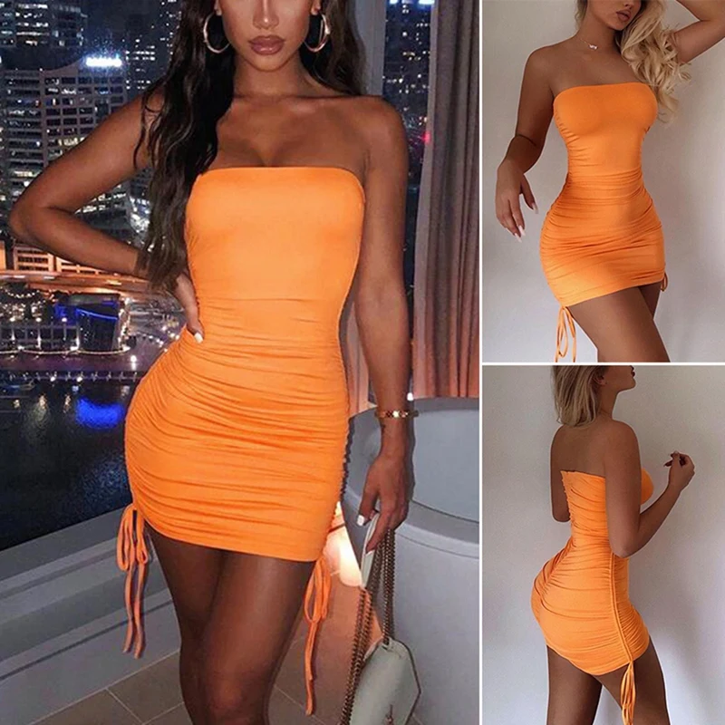 Women Sleeveless Short Dress Beach Satin Dresses Ruched Pleated Drawstring Sexy Female Mini Dress
Women Sleeveless Short Dress Beach Satin Dresses Ruched Pleated Drawstring Sexy Female Mini Dress