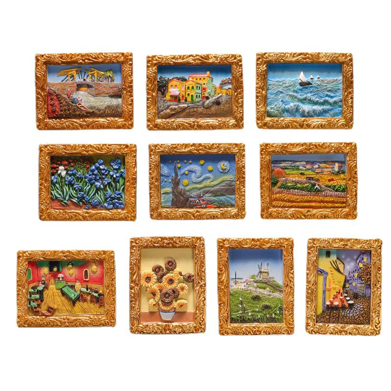1pc Picture Painting Frame 3d Fridge Magnets Starry Sky Sunflower Siesta Refrigerator Decorative Stickers Gifts Home Decor
1pc Picture Painting Frame 3d Fridge Magnets Starry Sky Sunflower Siesta Refrigerator Decorative Stickers Gifts Home Decor
