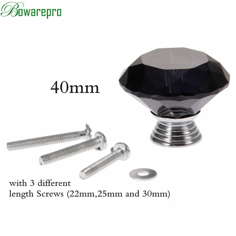 1pc 40mm Black Diamond Crystal Glass Knob Cabinet Handle Dresser Furniture Hardware Kitchen Door Handles Pull with 3Pcs Screws
1pc 40mm Black Diamond Crystal Glass Knob Cabinet Handle Dresser Furniture Hardware Kitchen Door Handles Pull with 3Pcs Screws