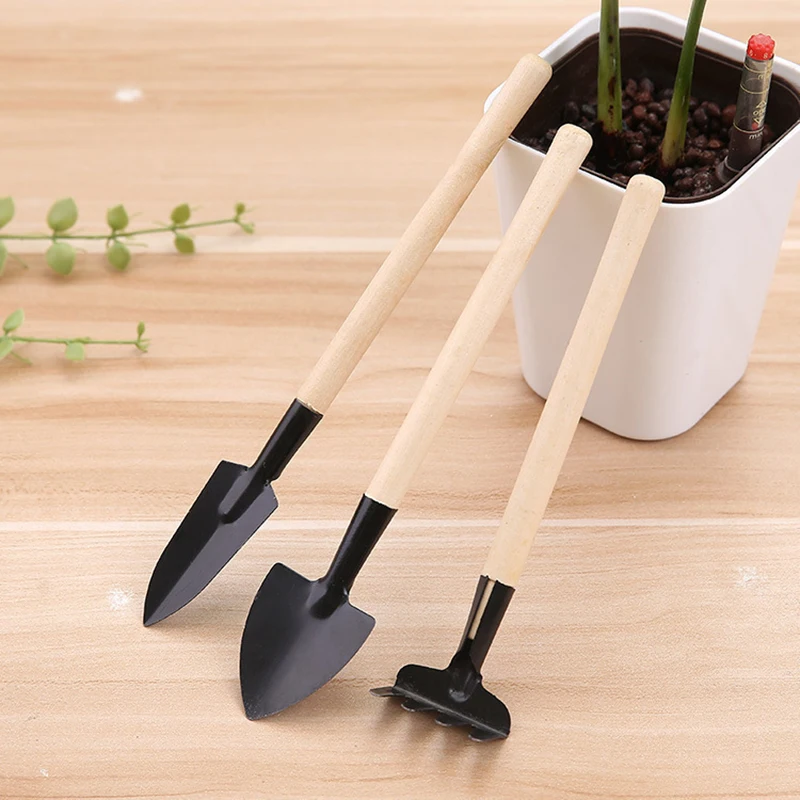 3 Piece Set Mini Gardening Potting Tools Wooden Handle Shovel Rake Shovel Multifunctional Household Plant Bonsai Tools
3 Piece Set Mini Gardening Potting Tools Wooden Handle Shovel Rake Shovel Multifunctional Household Plant Bonsai Tools
