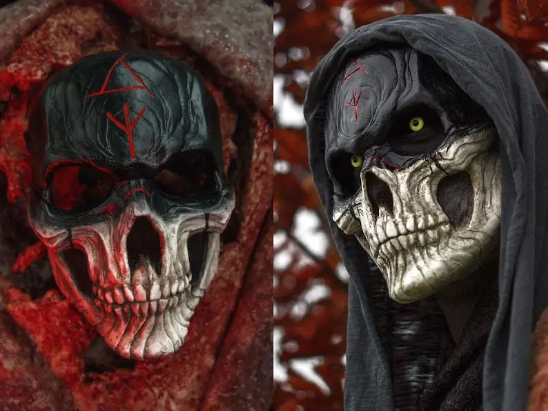 Halloween Horror Bloody Skull Warrior Masks Men Skeleton Mask CS Game Horror Party Demon Mask
Halloween Horror Bloody Skull Warrior Masks Men Skeleton Mask CS Game Horror Party Demon Mask