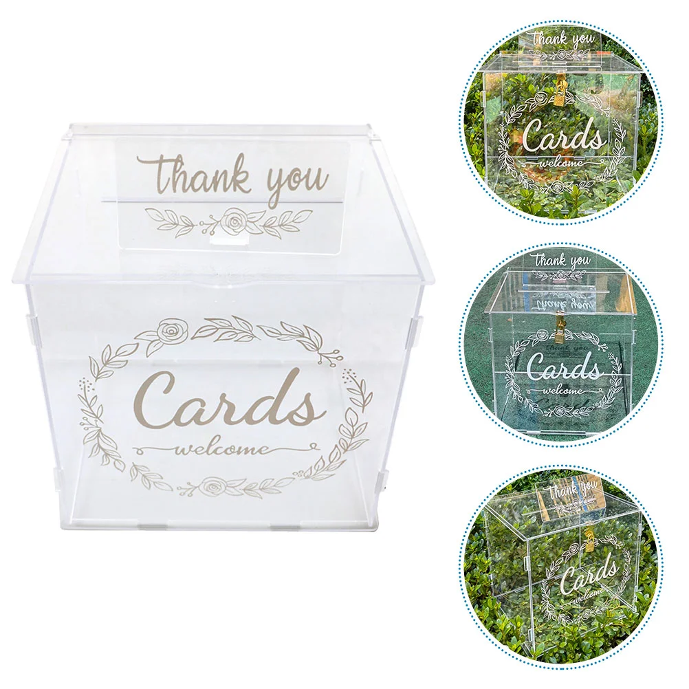 Wedding Party Reception Cards Box DIY Message Box Acrylic Engagement Party Card Box Urn
Wedding Party Reception Cards Box DIY Message Box Acrylic Engagement Party Card Box Urn