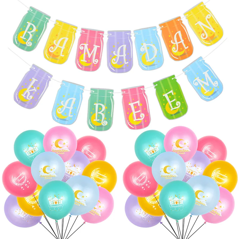 Eid Mubarak Banner Balloons Ramadan Kareem Decoration Ramadan Mubarak Muslim Islamic Festival Party Supplies DIY Home Decoration
Eid Mubarak Banner Balloons Ramadan Kareem Decoration Ramadan Mubarak Muslim Islamic Festival Party Supplies DIY Home Decoration
