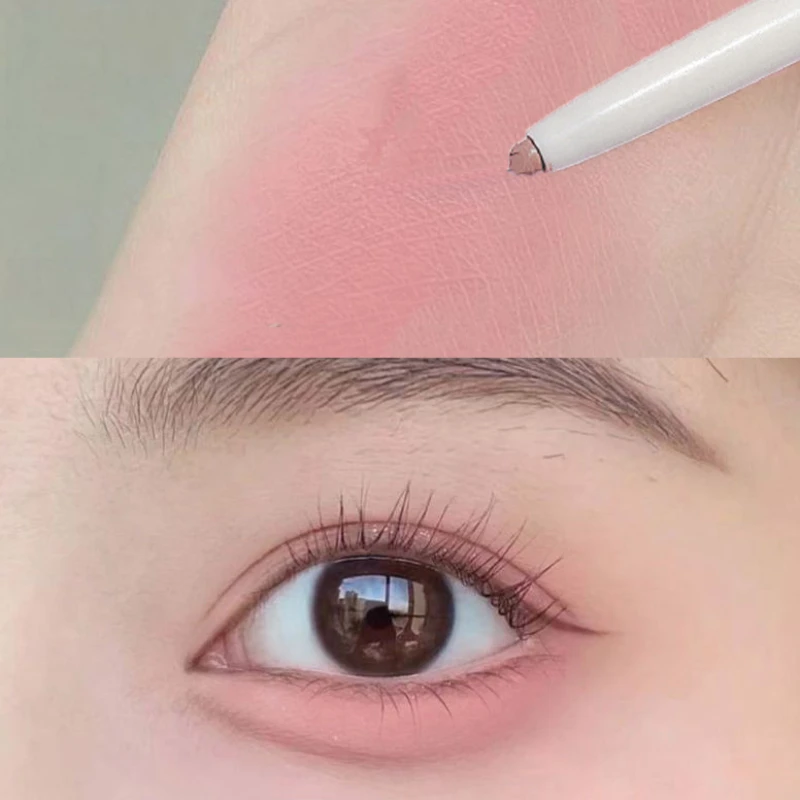 

Long-lasting Pink Lying Silkworm Pen Pearlescent Matte Glitter Brighten Eye Contouring Shiny Smooth Eyeshadow Eyeliner Cosmetics