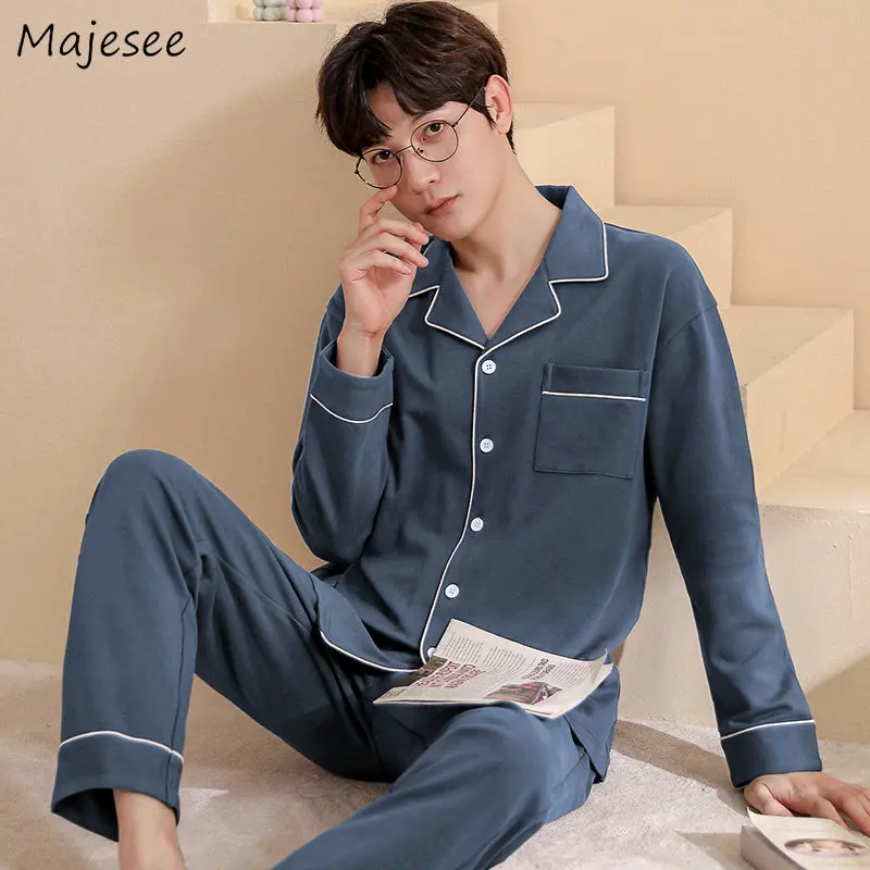 Пижамный комплект из 2 предметов, мужские дизайнерские удобные осенние Топы с длинным рукавом для дома, универсальная модная одежда Ulzzang, по...
Пижамный комплект из 2 предметов, мужские дизайнерские удобные осенние Топы с длинным рукавом для дома, универсальная модная одежда Ulzzang, по...