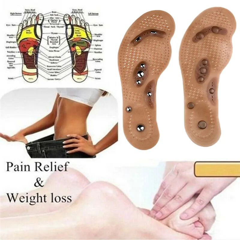 Weight Loss Massage Foot Care Shoes Mat Pad Brown 8 Magnetic Insoles Soles Therapy Slimming Health
Weight Loss Massage Foot Care Shoes Mat Pad Brown 8 Magnetic Insoles Soles Therapy Slimming Health