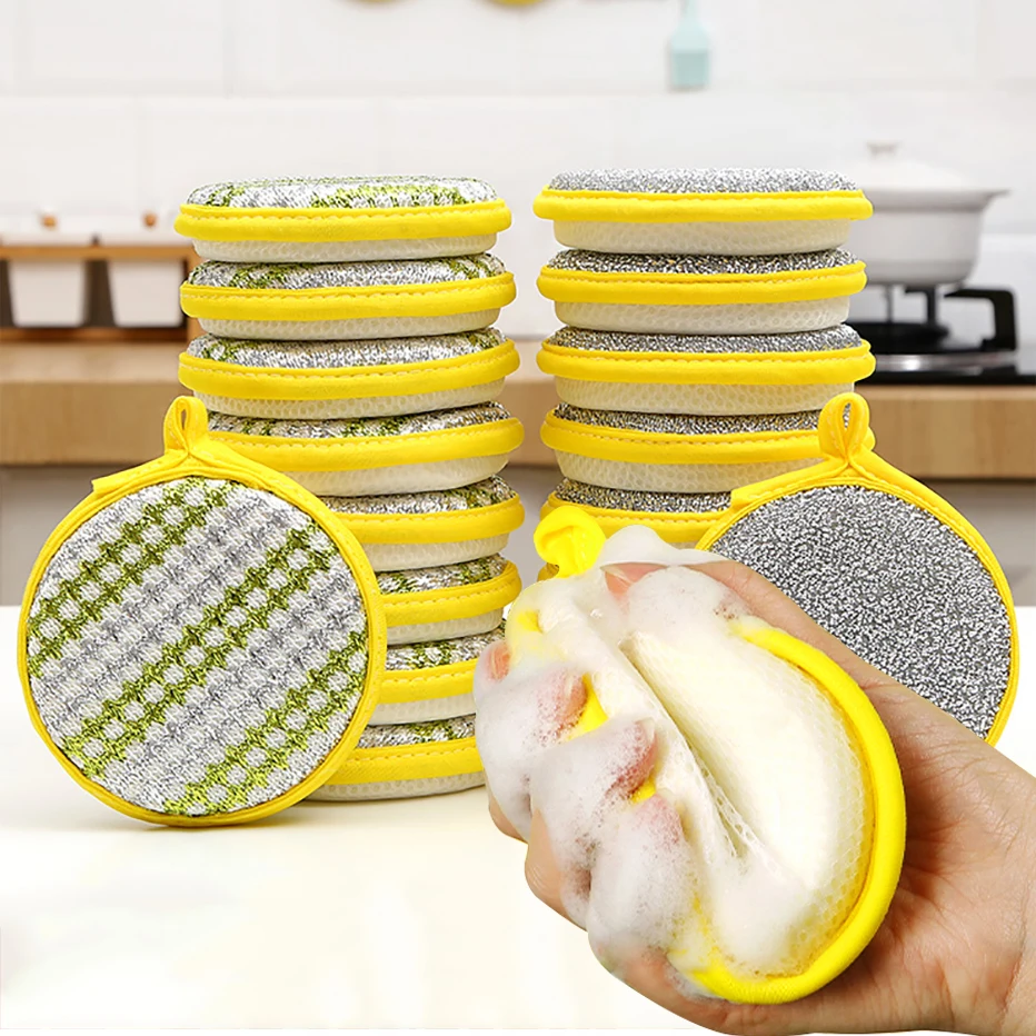 10 Pcs Kitchen Clean Brush Double Sides Cleaning Sponge Pan Pot Dish Clean Sponge Household Cleaning Tools Dishwashing Brushes
10 Pcs Kitchen Clean Brush Double Sides Cleaning Sponge Pan Pot Dish Clean Sponge Household Cleaning Tools Dishwashing Brushes