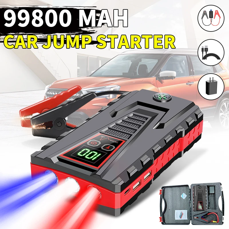 2022 New Car Emergency Start 99800mAh Power Supply Large-capacity Battery, Diesel and Steam Dual-start Backup Power Supply
2022 New Car Emergency Start 99800mAh Power Supply Large-capacity Battery, Diesel and Steam Dual-start Backup Power Supply