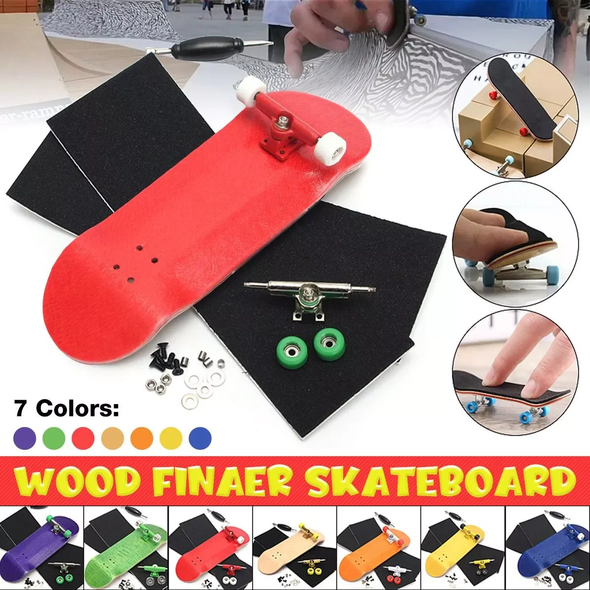 Wooden Finger Skating Board Table Game Toy Child Mini Fingerboard Finger Scooter Skate Repair Tool Skateboard Assembly Kit
Wooden Finger Skating Board Table Game Toy Child Mini Fingerboard Finger Scooter Skate Repair Tool Skateboard Assembly Kit