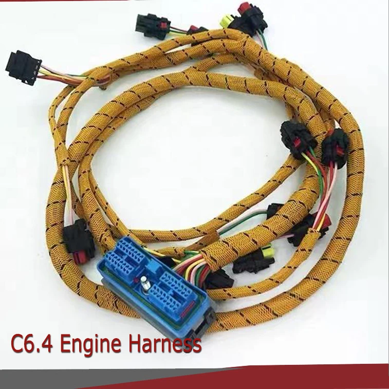 

E320D C6.4 Engine and Injector Wiring Harness for Caterpillar Excavator 296-4617 2964617 305-4893 3054893 320D Engine Wire Cable