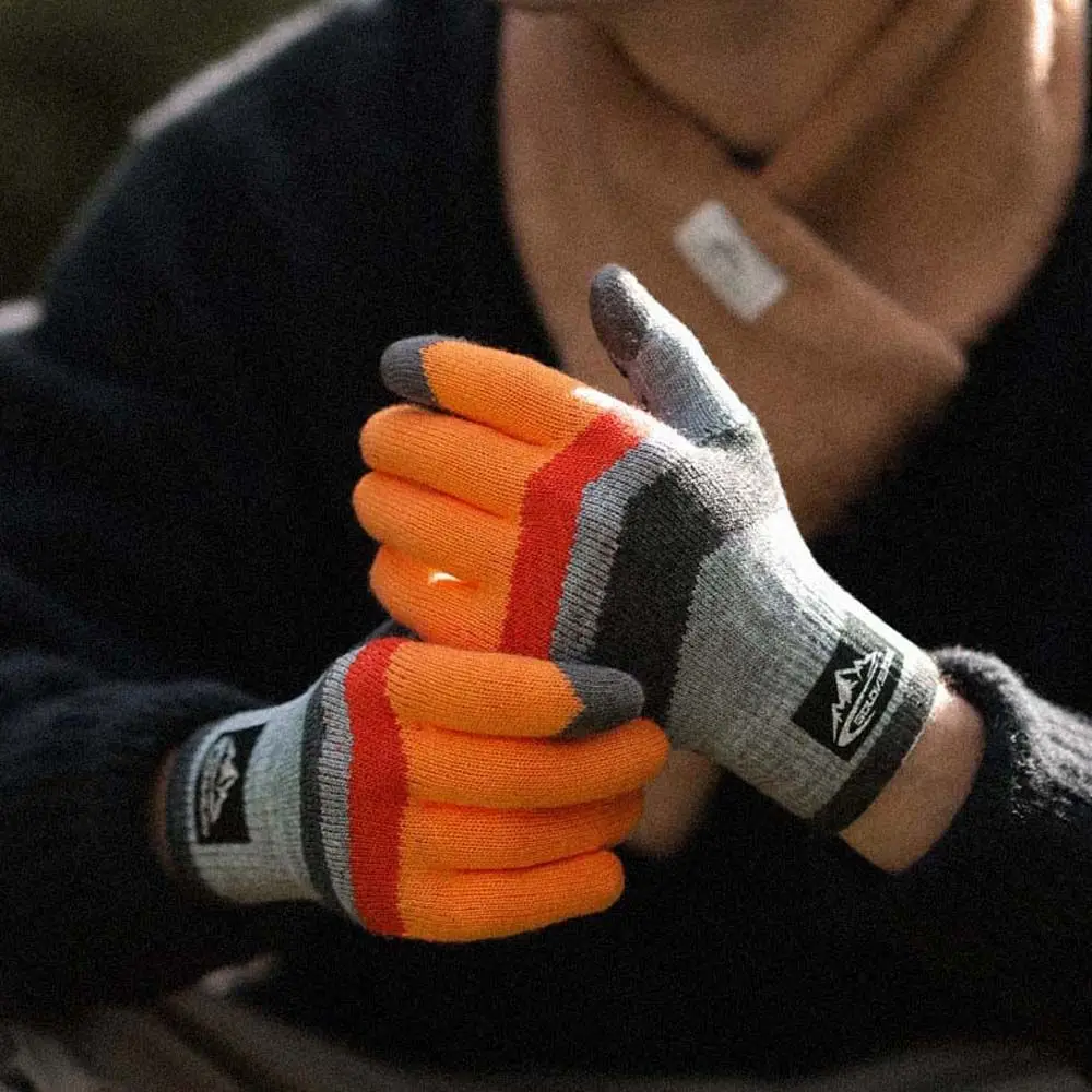 Non-slip Winter Touch Screen Gloves Men Warm Knit Finger Gloves Crochet Thicken Keep Warm Windproof 
Non-slip Winter Touch Screen Gloves Men Warm Knit Finger Gloves Crochet Thicken Keep Warm Windproof