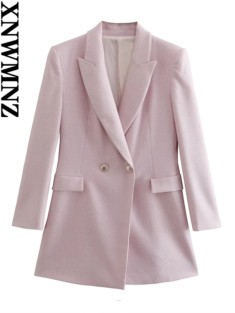 XNWMNZ women Fashion double-breasted long fitted blazer female vintage Chic lapel collar long sleeves shoulder pads women's coat
XNWMNZ women Fashion double-breasted long fitted blazer female vintage Chic lapel collar long sleeves shoulder pads women's coat