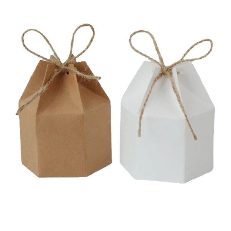 New Kraft Paper Package Cardboard Box Lantern Hexagon Candy Box Favor And Gift Wedding Christmas Valentine's Party Supplies
New Kraft Paper Package Cardboard Box Lantern Hexagon Candy Box Favor And Gift Wedding Christmas Valentine's Party Supplies