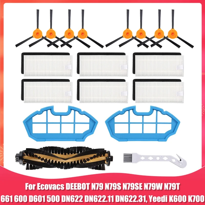 Replacement Parts For Ecovacs Deebot N79 N79S DN622 500 N79W N79SE Robot Vacuum Cleaner Accessories Kit
Replacement Parts For Ecovacs Deebot N79 N79S DN622 500 N79W N79SE Robot Vacuum Cleaner Accessories Kit