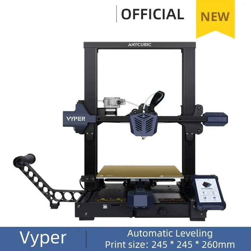 2022 FDM 3D Printer, Vyper, Auto-leveling 3D printer With 245 * 245 * 260mm Print Size Automatic Leveling 3D Printing
2022 FDM 3D Printer, Vyper, Auto-leveling 3D printer With 245 * 245 * 260mm Print Size Automatic Leveling 3D Printing