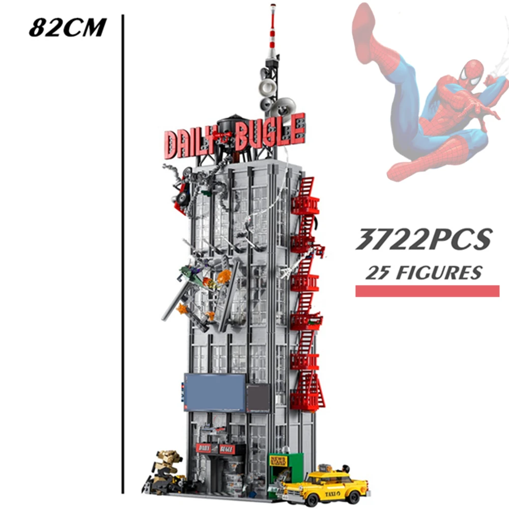 Spiderman Daily Bugle No Way Home Peter Parker 76178 Marvels Avengers Tower Venom Carnage Building Blocks Bricks Kid Toy Gift
Spiderman Daily Bugle No Way Home Peter Parker 76178 Marvels Avengers Tower Venom Carnage Building Blocks Bricks Kid Toy Gift