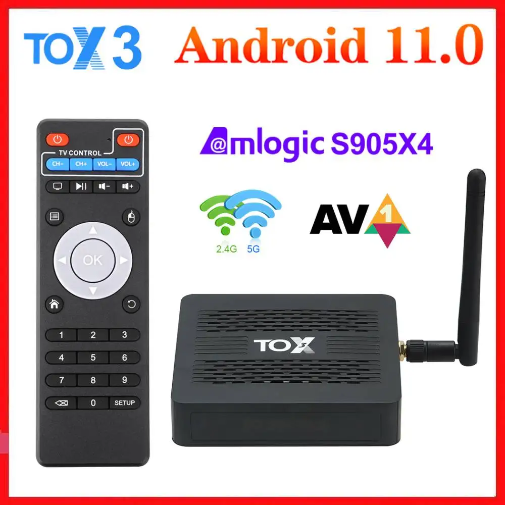 Медиаплеер Amlogic S905X4, TOX3, Android 11,0, Приставка Smart TV, Android 11, телеприставка 2T2R, Двойной Wi-Fi, BT, AV1, 4K, 60 кадров в секунду
Медиаплеер Amlogic S905X4, TOX3, Android 11,0, Приставка Smart TV, Android 11, телеприставка 2T2R, Двойной Wi-Fi, BT, AV1, 4K, 60 кадров в секунду