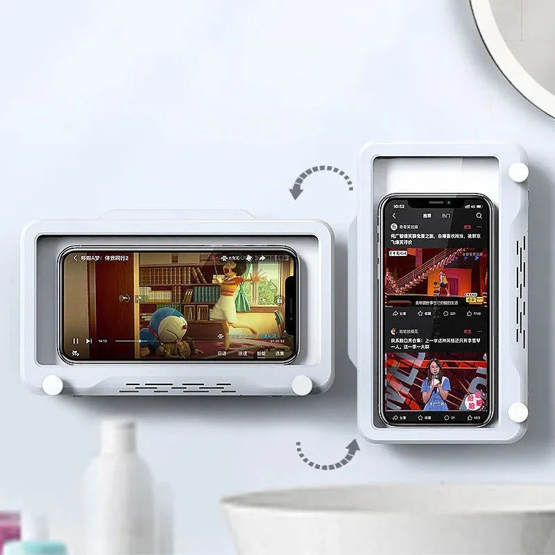 Bathing Phone Rack Waterproof Home Wall Phone Stand Box Adjustable position Non-trace Self-adhesive feel Screen Sealing Storage
Bathing Phone Rack Waterproof Home Wall Phone Stand Box Adjustable position Non-trace Self-adhesive feel Screen Sealing Storage