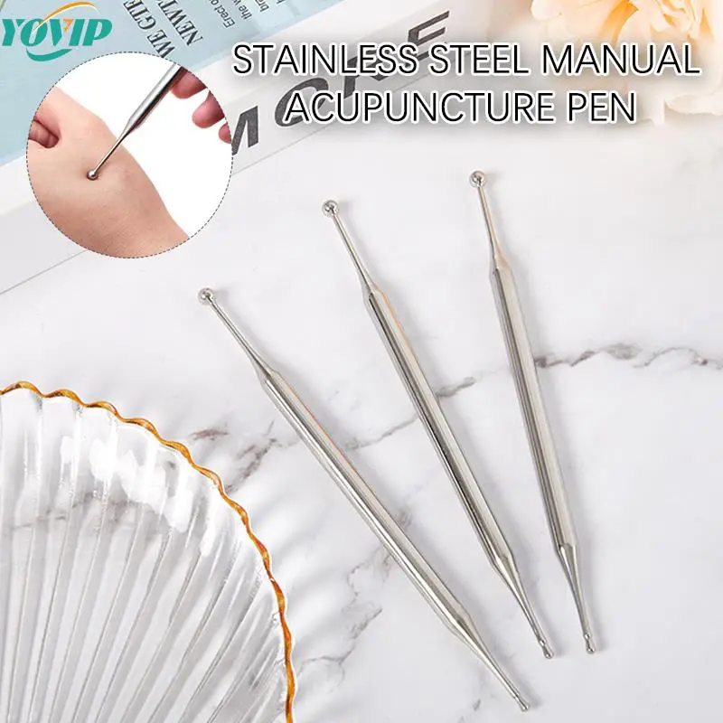 Stainless Steel Manual Acupuncture Pen Trigger Point Massager Deep Tissue Massage Tool For Body Meridian Pain Relief Health Care
Stainless Steel Manual Acupuncture Pen Trigger Point Massager Deep Tissue Massage Tool For Body Meridian Pain Relief Health Care