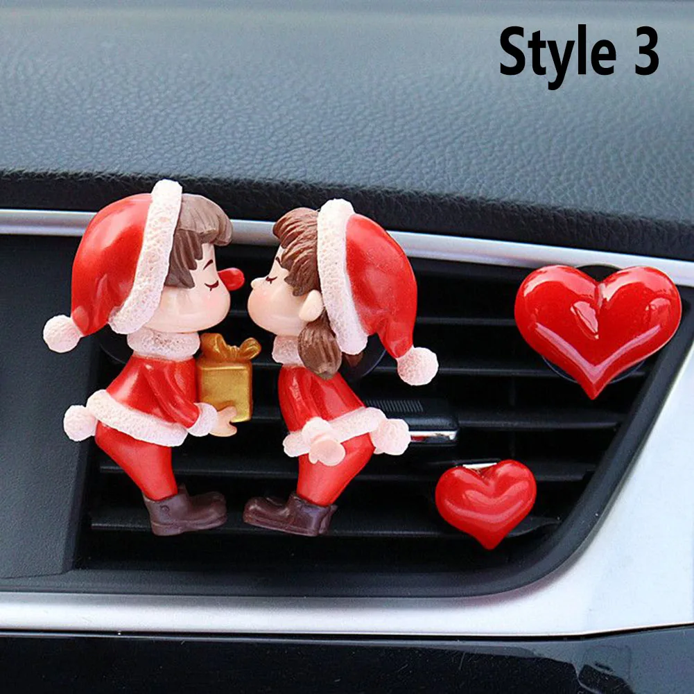 6.5cm Christmas Car Lovely Couple Girl Boy For Car Air Vent Freshener Essential Perfume Clip Interior Decoration Accessories
6.5cm Christmas Car Lovely Couple Girl Boy For Car Air Vent Freshener Essential Perfume Clip Interior Decoration Accessories