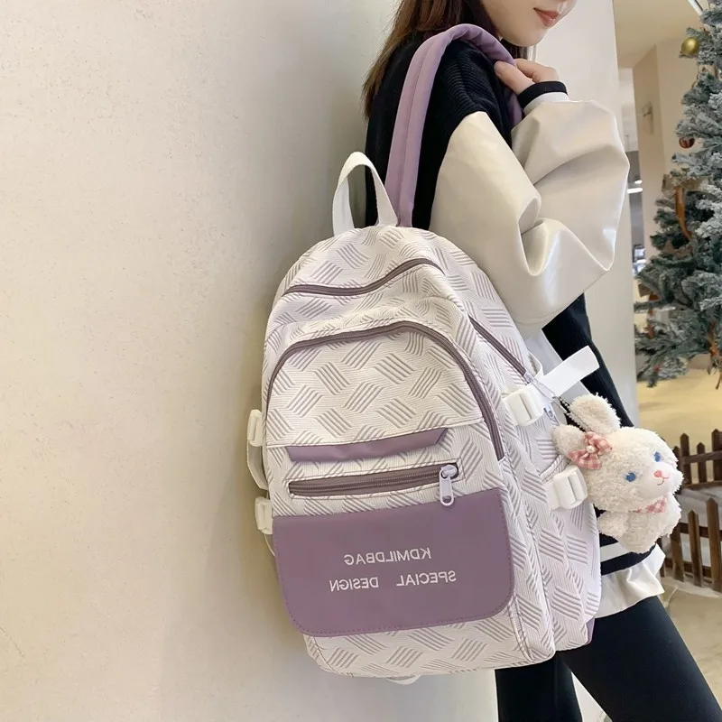 Fashion Feminina Backpack Women's Backpack Women Trend 2023 Designer Backpacks for Women Embossed Fabric Nylon Backpacks
Fashion Feminina Backpack Women's Backpack Women Trend 2023 Designer Backpacks for Women Embossed Fabric Nylon Backpacks