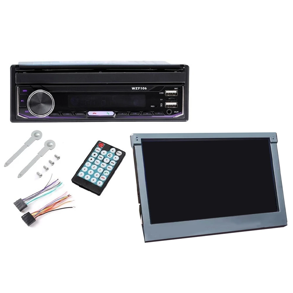 For 7 Inch Car Automatic Single Ingot Telescopic Mp5 Player Car Mobile Phone Bluetooth Interconnection
For 7 Inch Car Automatic Single Ingot Telescopic Mp5 Player Car Mobile Phone Bluetooth Interconnection