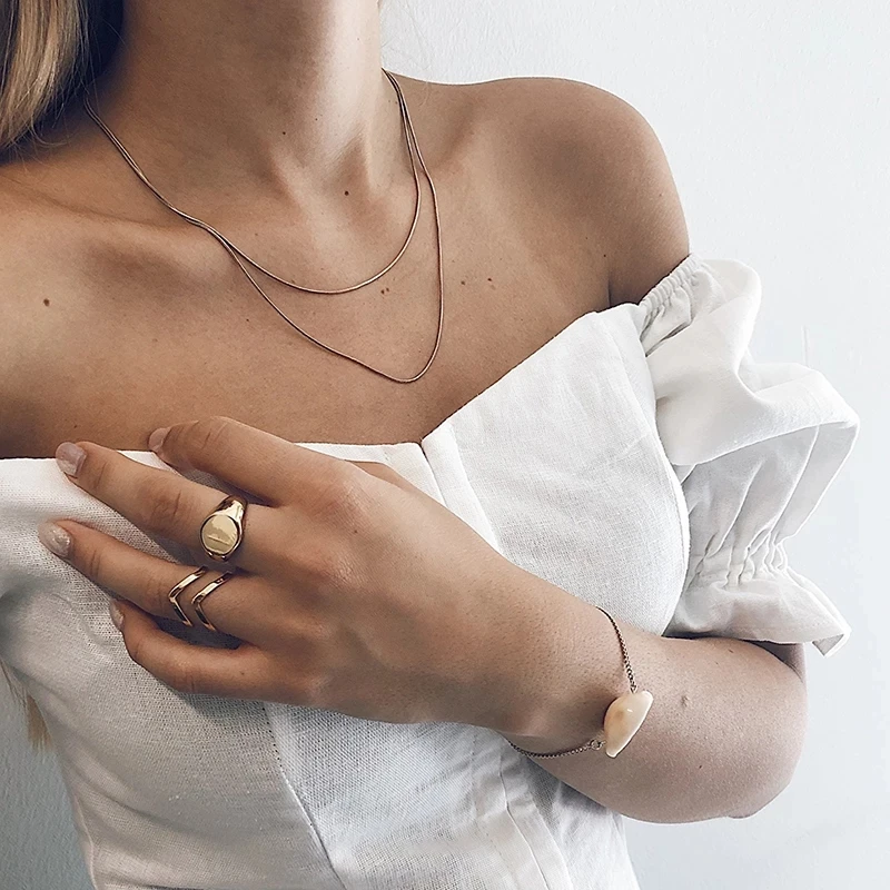 Popular Snake Bone Chain Women's Necklace Party Jewelry Accessories 2022 
Popular Snake Bone Chain Women's Necklace Party Jewelry Accessories 2022