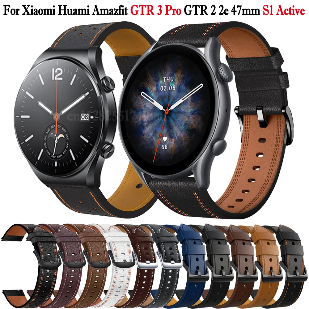 Ремешок из натуральной кожи для Xiaomi Amazfit GTR 3 Pro GTR 2 2e, браслет для смарт-часов Stratos 3 47 мм, браслет для MI Watch S1 Active, 22 мм
Ремешок из натуральной кожи для Xiaomi Amazfit GTR 3 Pro GTR 2 2e, браслет для смарт-часов Stratos 3 47 мм, браслет для MI Watch S1 Active, 22 мм