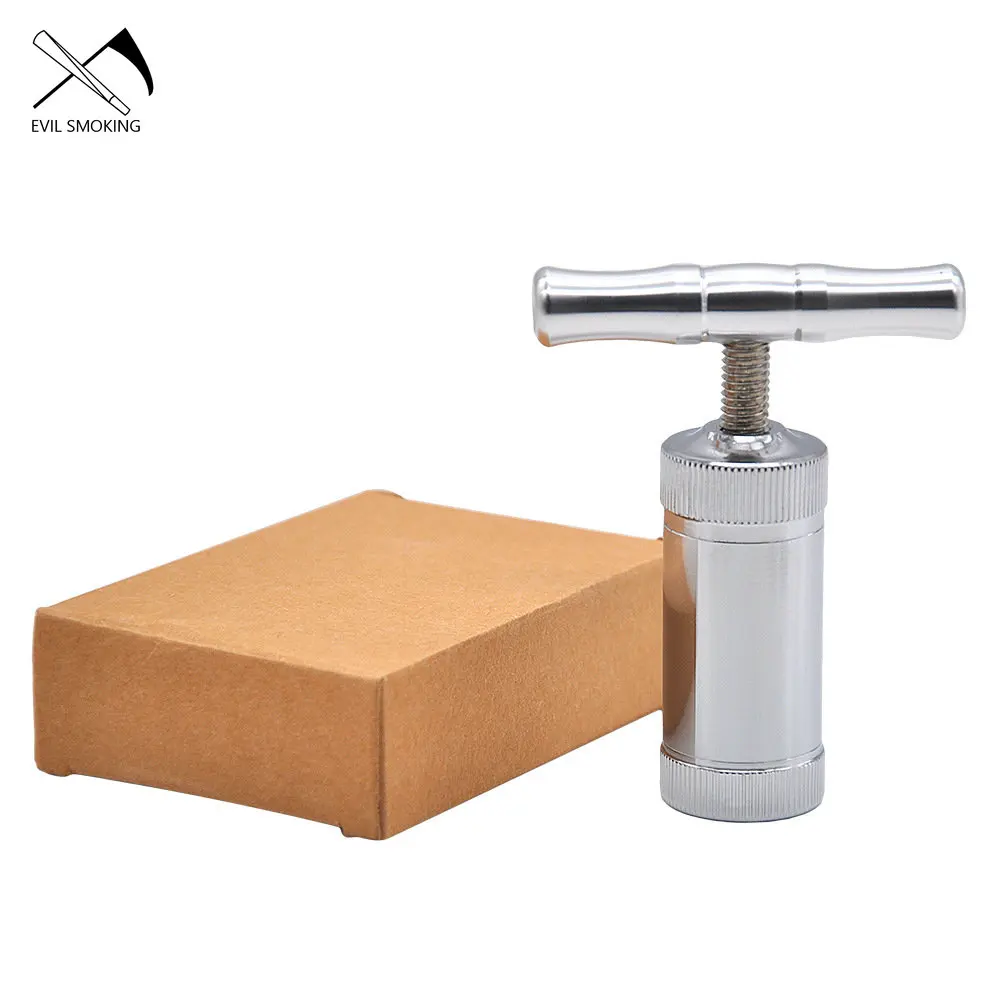 EVIL SMOKING Tobacco Press Grinder Smoking Pipe T-shaped Aluminum Alloy Cigarette Press Pipes Small Smoking Accessories
EVIL SMOKING Tobacco Press Grinder Smoking Pipe T-shaped Aluminum Alloy Cigarette Press Pipes Small Smoking Accessories