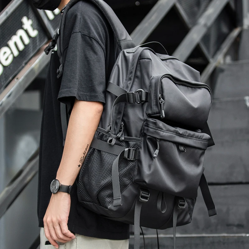 Men's Backpack Oxford Casual Fashion Academy Style High Quality Bag Design Large Capacity Multifunctional Black School Knapsack
Men's Backpack Oxford Casual Fashion Academy Style High Quality Bag Design Large Capacity Multifunctional Black School Knapsack