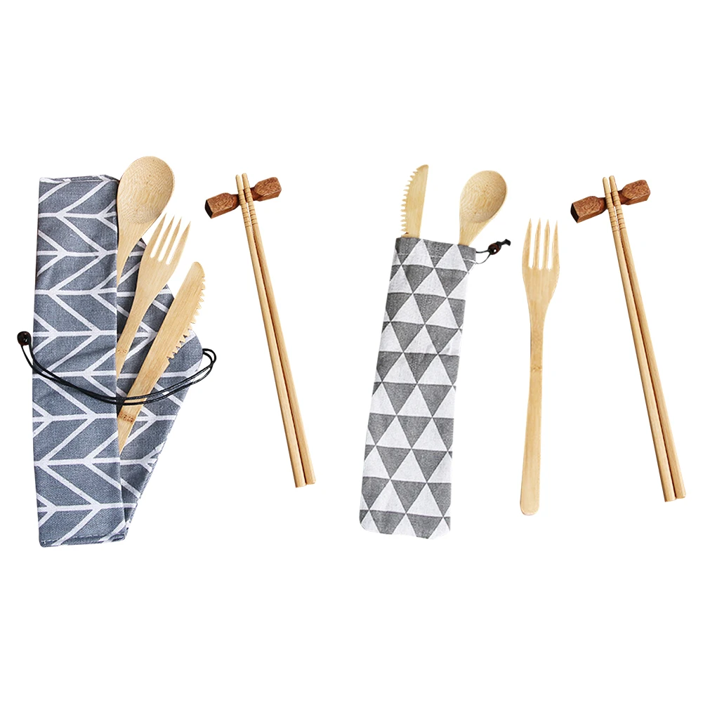 Bamboo Flatware Reusable Utensils With Storage Bag Bamboo Case Travel Cutlery Set Camping Utensils Fork Spoon Knifes Set
Bamboo Flatware Reusable Utensils With Storage Bag Bamboo Case Travel Cutlery Set Camping Utensils Fork Spoon Knifes Set