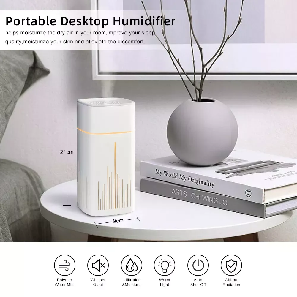 NEW2023 Mini Humidifiers 1000ml Small USB Personal Desktop Humidifier for Baby Bedroom Office Home Auto Shut-Off Super Quiet
NEW2023 Mini Humidifiers 1000ml Small USB Personal Desktop Humidifier for Baby Bedroom Office Home Auto Shut-Off Super Quiet