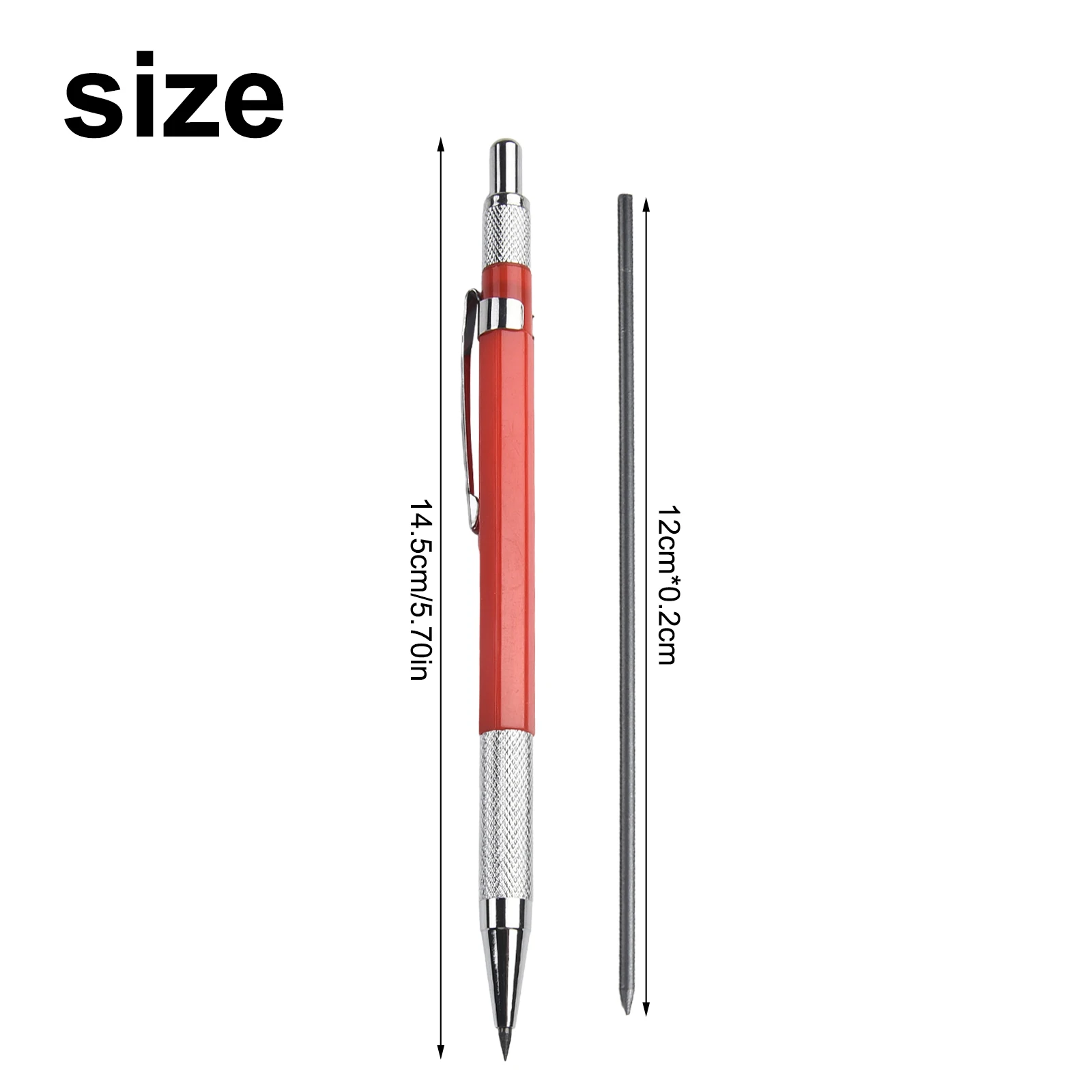 Portable Welders Pencil Mechanical Metal Marker with Luminous Silver Markers and 3 Claw Tip Design for Fine Point in Deep Areas
Portable Welders Pencil Mechanical Metal Marker with Luminous Silver Markers and 3 Claw Tip Design for Fine Point in Deep Areas