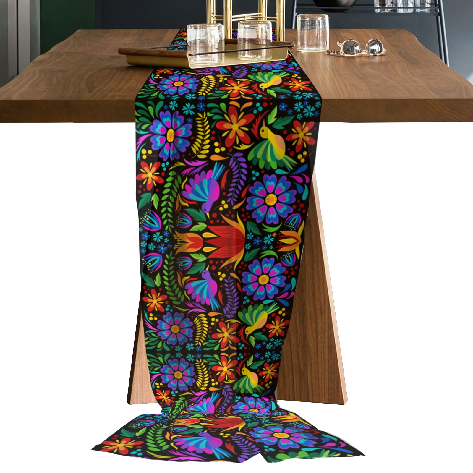 Colorful Mexico Abstract Flower Table Runner Sheer Chiffon Luxury Boho Wedding Party Birthday Gauze Tablecloth
Colorful Mexico Abstract Flower Table Runner Sheer Chiffon Luxury Boho Wedding Party Birthday Gauze Tablecloth