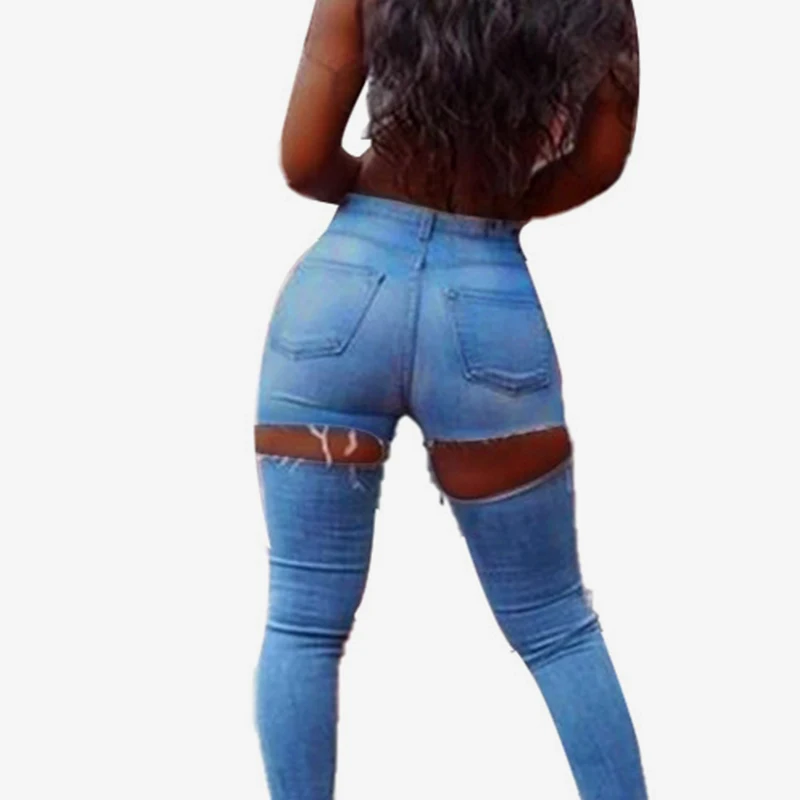 Sexy Hollow Out High Waist Skiny Fit Elastic Jeans for Women Blue Casual Cotton Denim Trousers Pants Streetwear Ripped Jeans Mom
Sexy Hollow Out High Waist Skiny Fit Elastic Jeans for Women Blue Casual Cotton Denim Trousers Pants Streetwear Ripped Jeans Mom