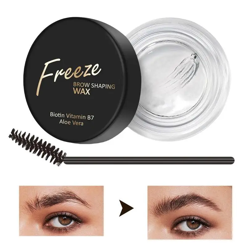 

Eyebrow Gel Clear Brow Glue Makeup Long Lasting Eyebrow Styler With Brush Sweat-Proof Instant Shaping Gel For Men Women