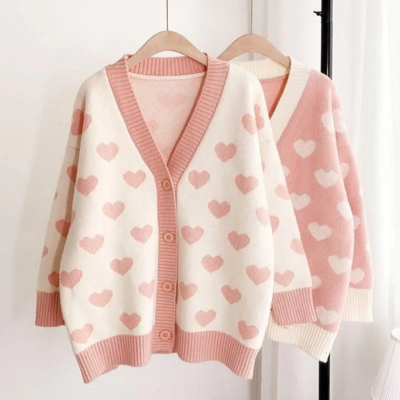 Cardigan sweater women spring and autumn new style Korean loose sweet sweater jacket trend love sweater free shipping BiggOrange
Cardigan sweater women spring and autumn new style Korean loose sweet sweater jacket trend love sweater free shipping BiggOrange