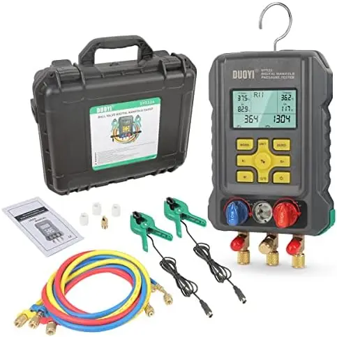 Manifold Gauge for 93 Refrigerant Digital Manifold Gauge Set HVAC Pressure&Temp Test Air Conditioning Tools & Equipment
Manifold Gauge for 93 Refrigerant Digital Manifold Gauge Set HVAC Pressure&Temp Test Air Conditioning Tools & Equipment